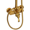 CONJUNTO DE DUCHA RETRO LORENZA EXTERNO S-1189 DORADO
