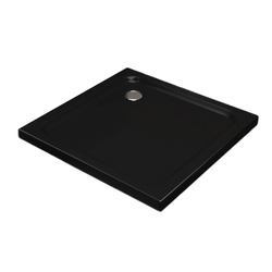 PLATO DE DUCHA CUADRADO SLIM 80x80 NEGRO