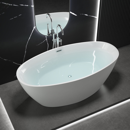 BAÑERA EXENTA SKYLER 170×80×58 BLANCA