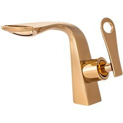 GRIFO DE LAVABO ELIZA DE PIE BAJO S-1143G DORADO