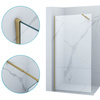 MAMPARA DE DUCHA WALK-IN 70x200 TRANSPARENTE DORADA