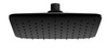 Cabezal de ducha 20x20 cm S-169B negro