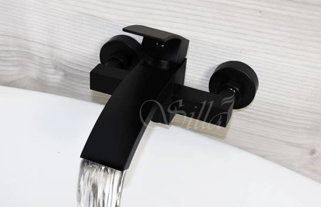 GRIFO DE BAÑERA NEIRA DE PARED S-1079B NEGRO MAT