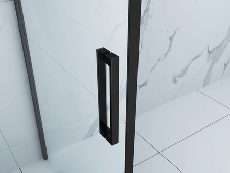 CABINA DE DUCHA WILSON CUADRADA TRANSPARENTE - 90X90X190 NEGRO