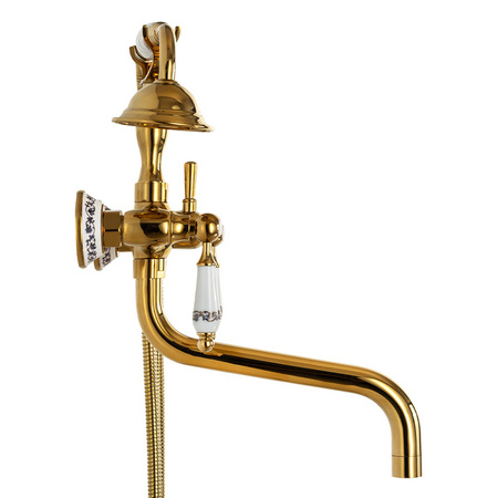 Grifo de bañera de pared Paloma Retro S-1184G dorado