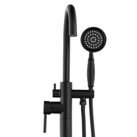 GRIFO DE BAÑERA EXENTO ROSA RETRO S-1221B NEGRO