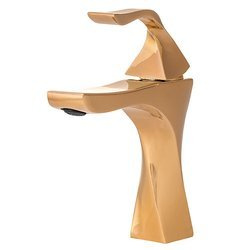 GRIFO DE LAVABO ALBA DE PIE BAJO S-1142G DORADO