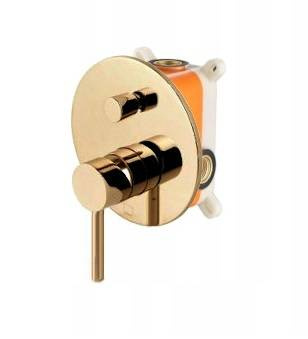 CONJUNTO DE DUCHA EMPOTRADA CARLO S-1098 DORADO