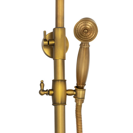 CONJUNTO DE DUCHA RETRO SENTINI EXTERNO S-1188V ORO VIEJO