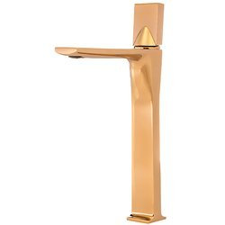 Grifo de lavabo Stone alto dorado SEM-1139G