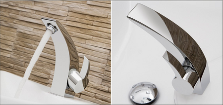 GRIFO DE LAVABO DE PIE BAJO S-1051 CROMADO