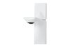 GRIFO DE LAVABO STONE DE PIE BAJO S-1140 BLANCO