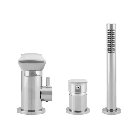 GRIFO DE BAÑERA DE 3 AGUJEROS S-1217 CROMO