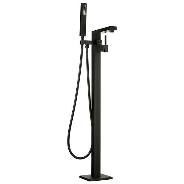 GRIFO DE BAÑERA CUBO INDEPENDIENTE S-1082B NEGRO