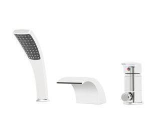 GRIFO DE BAÑERA CASCADE DE 3 AGUJEROS S-1008 CROMO