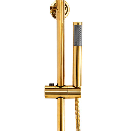 CONJUNTO DE DUCHA EXTERIOR RETRO PALOMA S-1198V ORO ANTIGUO