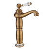 GRIFO DE LAVABO PALOMA ALTO RETRO S-1108 ORO VIEJO