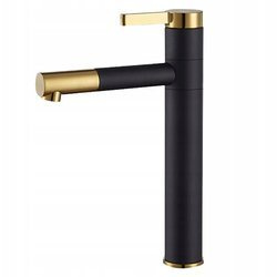 GRIFO DE LAVABO GIO ALTO GIRATORIO S-1084BG NEGRO