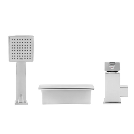 GRIFO DE BAÑERA CASCADE DE 3 AGUJEROS S-1006 V2 CROMO