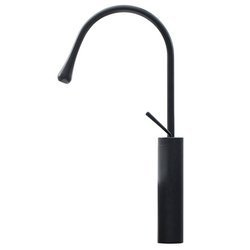 GRIFO DE LAVABO LUCA ALTO GIRATORIO S-1154B NEGRO