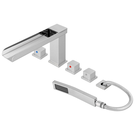 GRIFO DE BAÑERA DE 5 AGUJEROS S-1213 CROMO