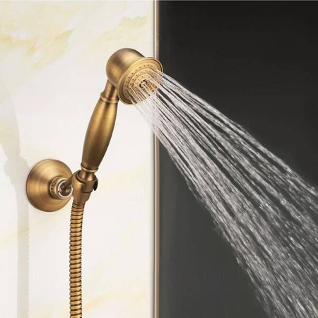 GRIFO DE BAÑERA DE PARED RETRO LAURA S-1182VG ORO ANTIGUO