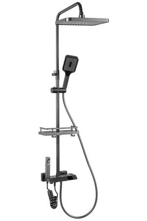 CONJUNTO DE DUCHA EXTERIOR S-1168 GRIS