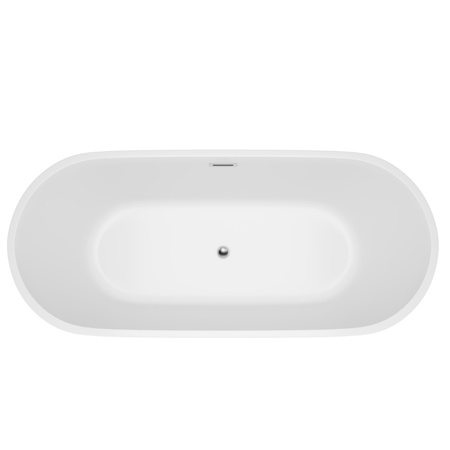 BAÑERA EXENTA EMILY ACRÍLICA 150×75×58 BLANCA