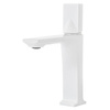 GRIFO DE LAVABO STONE DE PIE BAJO S-1140 BLANCO