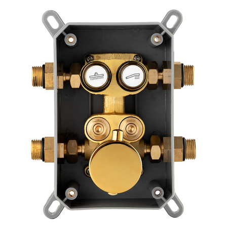 CONJUNTO DE DUCHA CARLO EMPOTRADO S-1172G DORADO