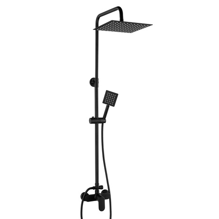 CONJUNTO DE DUCHA MARTINA EXTERIOR S-1190B NEGRO