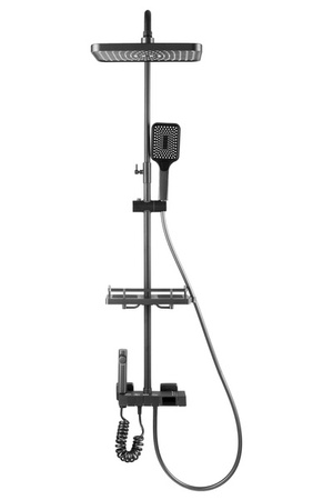 CONJUNTO DE DUCHA EXTERIOR S-1168 GRIS