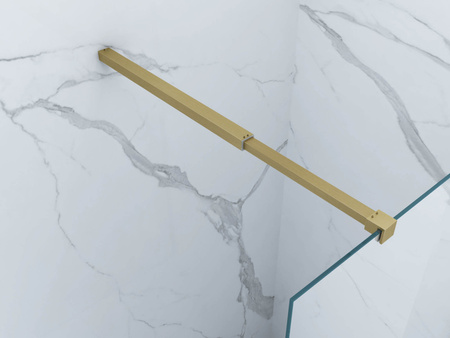 MAMPARA DE DUCHA WALK-IN 70x200 TRANSPARENTE DORADA