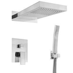 CONJUNTO DE DUCHA EMPOTRADA CUBO S-1101 CROMO