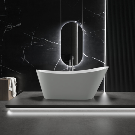 BAÑERA EXENTA ACRÍLICA ALLISON 170×75×72 BLANCA