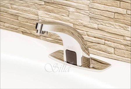 GRIFO DE LAVABO SIN CONTACTO CON SENSOR S-1018 CROMADO