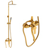CONJUNTO DE DUCHA EXTERIOR VALERIA S-1200G DORADO
