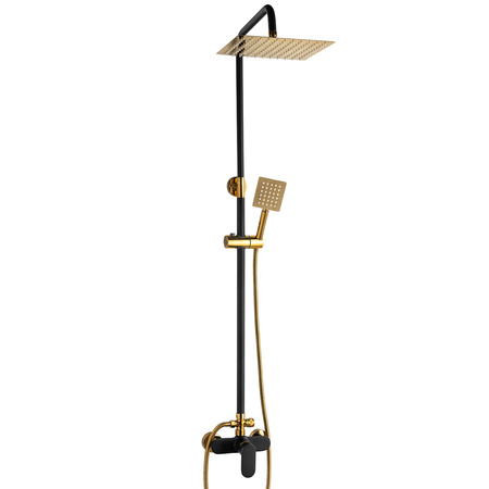 CONJUNTO DE DUCHA MARTINA EXTERIOR S-1190BG NEGRO/DORADO