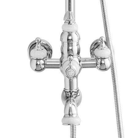 CONJUNTO DE DUCHA EXTERIOR RETRO MATILDA S-1201 CROMO