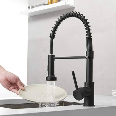 GRIFO DE COCINA PARA FREGADERO S-2109B NEGRO