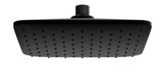 Cabezal de ducha 20x20 cm S-169B negro