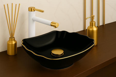 GRIFO DE LAVABO GIO ALTO GIRATORIO S-1084WG BLANCO