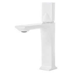 GRIFO DE LAVABO STONE DE PIE BAJO S-1140 BLANCO
