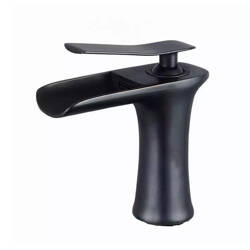 GRIFO DE LAVABO DE PIE EVANA BAJO RETRO S-1180BV NEGRO