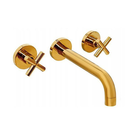 GRIFO DE LAVABO EMPOTRADO VERANNI S-1092G DORADO