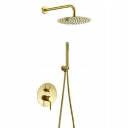 CONJUNTO DE DUCHA EMPOTRADA CARLO S-1098 DORADO