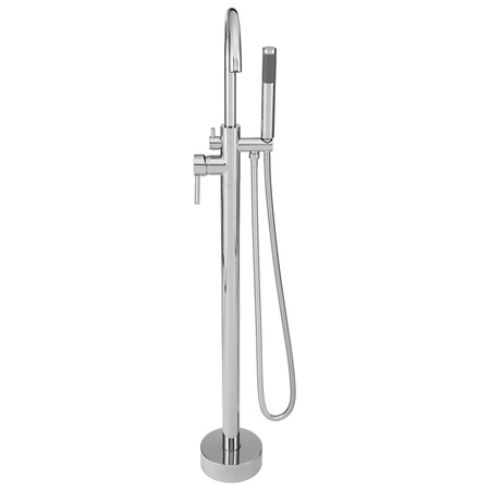 GRIFO DE BAÑERA ROSA INDEPENDIENTE S-1069C CROMADO