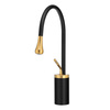 GRIFO DE LAVABO LUCA DE SOBREMESA GIRATORIO S-1192BG NEGRO/ORO