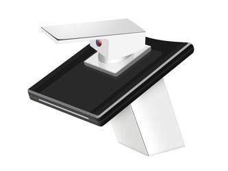 GRIFO DE LAVABO DE VIDRIO LUNA DE PIE BAJO S-1002 CROMADO