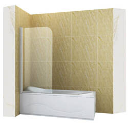 BIOMBO DE BAÑERA MARION DE 1 HOJA 70X140 MÓVIL CROMADO